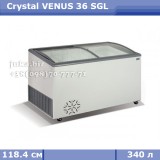 Морозильний лар з гнутим склом Crystal ВЕНУС 36 SGL